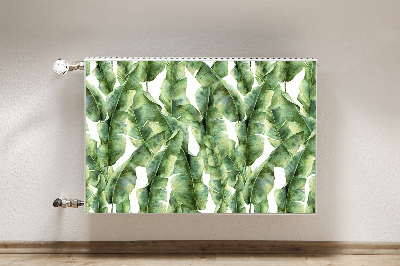 Cobertura magnética para radiador Folhas exóticas