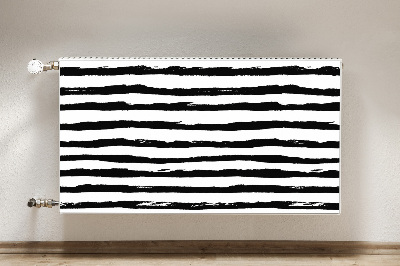 Cobertura magnética para radiador Padrão de zebra