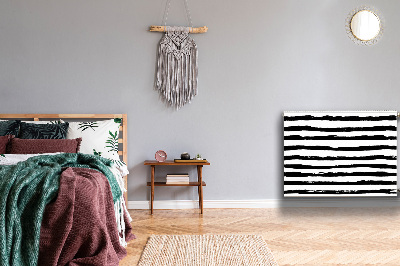 Cobertura magnética para radiador Padrão de zebra