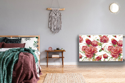 Capa magnética para radiador pássaros vermelhos