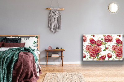 Capa magnética para radiador pássaros vermelhos