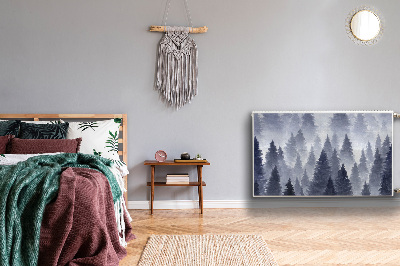 Cobertura magnética para radiador Paisagem florestal