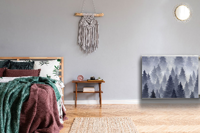 Cobertura magnética para radiador Paisagem florestal