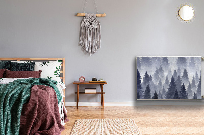 Cobertura magnética para radiador Paisagem florestal