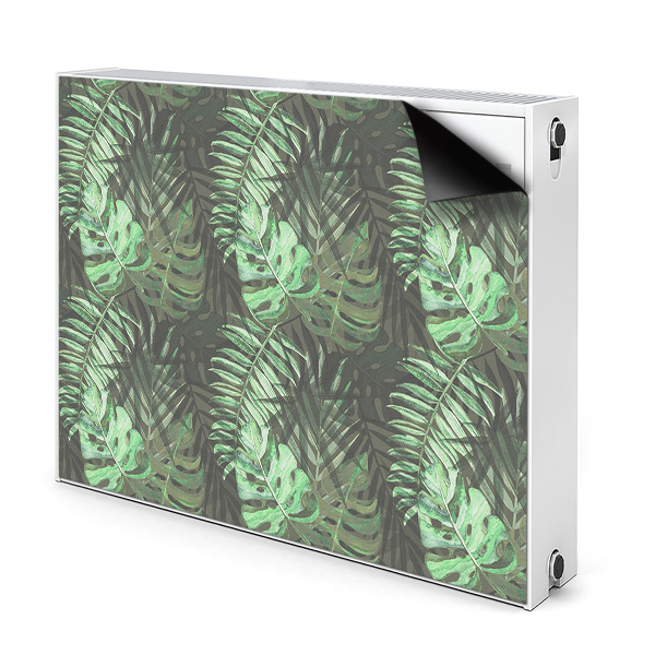 Capa magnética para radiador Monstera tropical