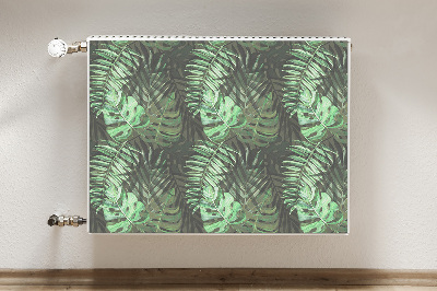 Capa magnética para radiador Monstera tropical