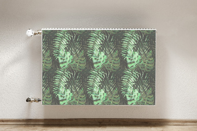 Capa magnética para radiador Monstera tropical