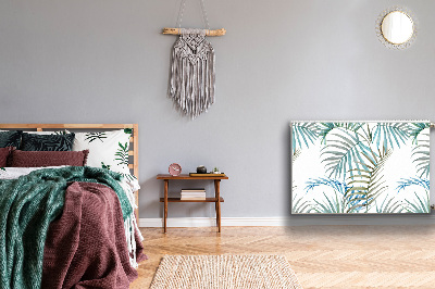 Capa magnética para radiador Folhas tropicais