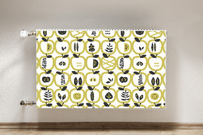 Cobertura magnética para radiador Padrão de maçã