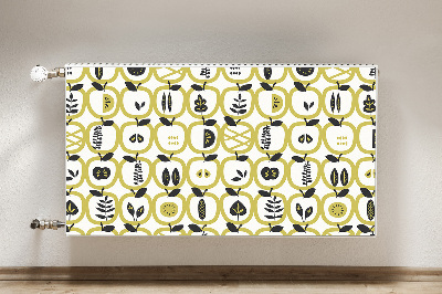 Cobertura magnética para radiador Padrão de maçã