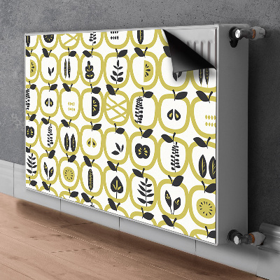 Cobertura magnética para radiador Padrão de maçã