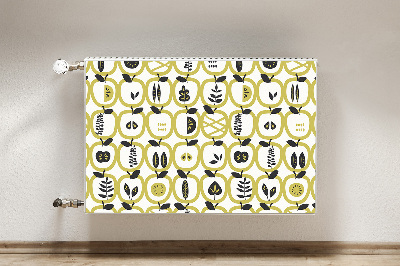 Cobertura magnética para radiador Padrão de maçã