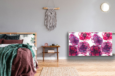 Capa magnética para radiador rosas vermelhas