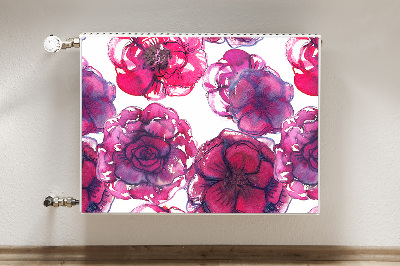 Capa magnética para radiador rosas vermelhas