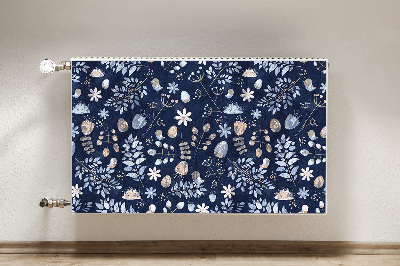 Cobertura magnética para radiador Folhas escandinavas