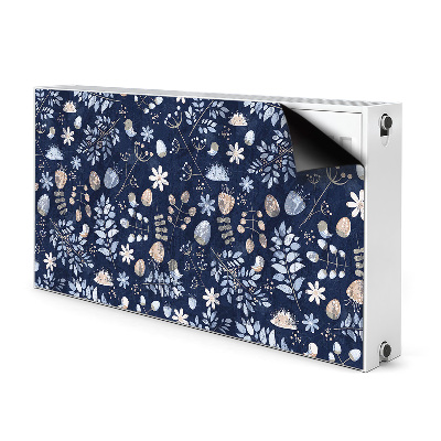 Cobertura magnética para radiador Folhas escandinavas