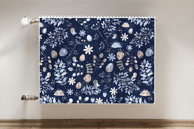 Cobertura magnética para radiador Folhas escandinavas