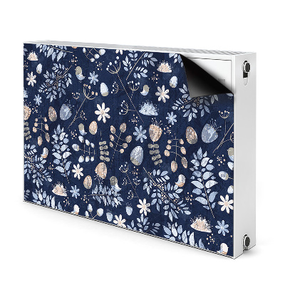 Cobertura magnética para radiador Folhas escandinavas