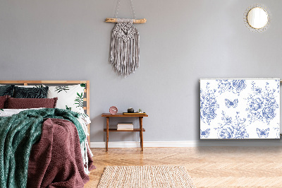 Cobertura magnética para radiador Borboletas e flores