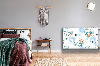 Capa magnética para radiador Padrão tropical