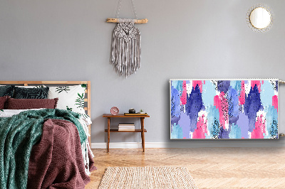 Cobertura magnética para radiador Abstração em aquarela