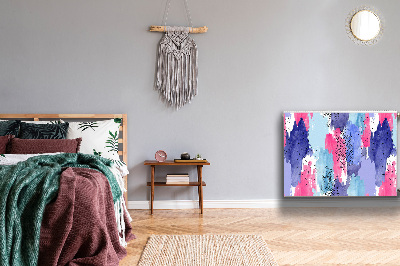 Cobertura magnética para radiador Abstração em aquarela