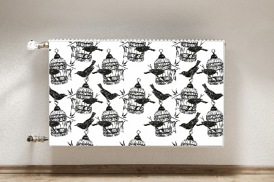 Capa magnética para radiador Gaiolas de pássaros