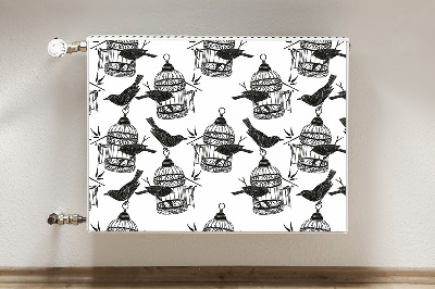Capa magnética para radiador Gaiolas de pássaros