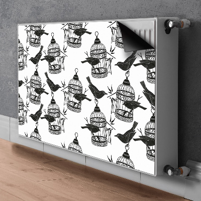 Capa magnética para radiador Gaiolas de pássaros