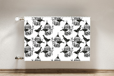 Capa magnética para radiador Gaiolas de pássaros