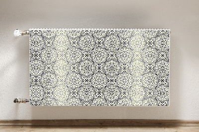 Cobertura magnética para radiador Padrão floral