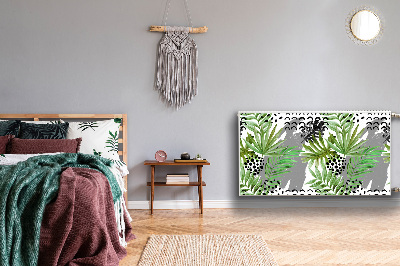 Cobertura magnética para radiador Folhas tropicais