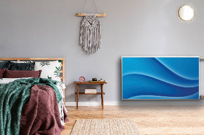 Cobertura magnética para radiador Abstração azul