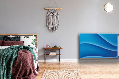 Cobertura magnética para radiador Abstração azul