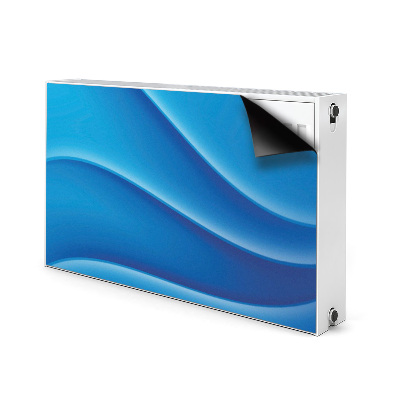 Cobertura magnética para radiador Abstração azul