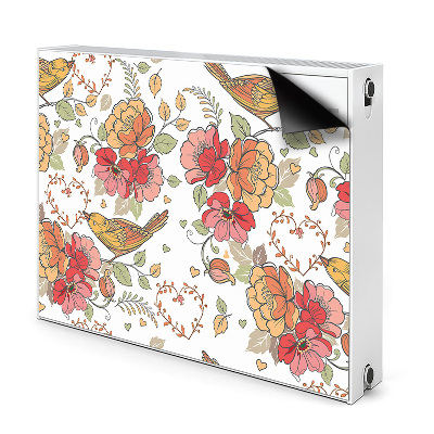 Cobertura magnética para radiador Enfeite de pássaro