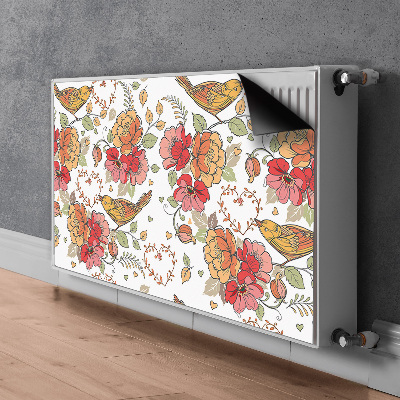 Cobertura magnética para radiador Enfeite de pássaro