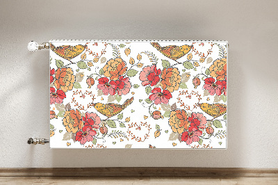 Cobertura magnética para radiador Enfeite de pássaro