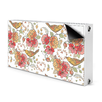 Cobertura magnética para radiador Enfeite de pássaro