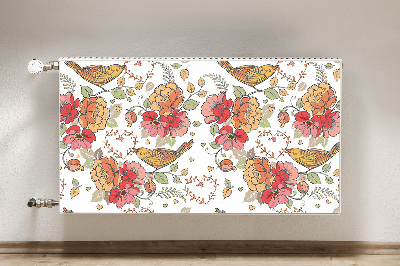 Cobertura magnética para radiador Enfeite de pássaro