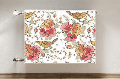 Cobertura magnética para radiador Enfeite de pássaro