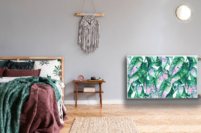 Capa magnética para radiador Folhas pastel