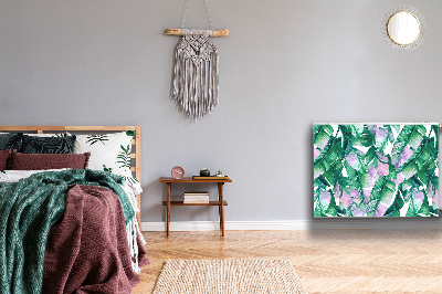 Capa magnética para radiador Folhas pastel