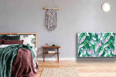 Capa magnética para radiador Folhas pastel