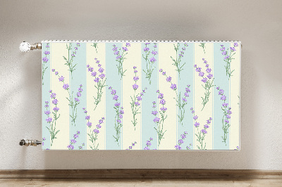 Cobertura magnética para radiador Flores de lavanda