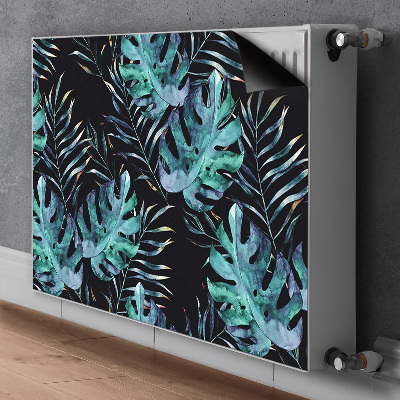 Cobertura magnética para radiador Folhas escuras