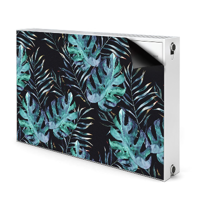 Cobertura magnética para radiador Folhas escuras