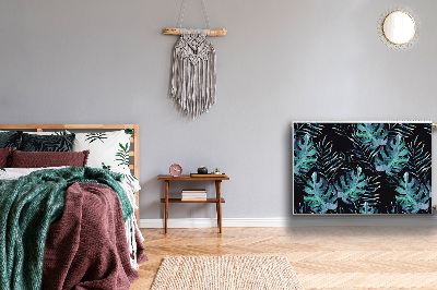 Cobertura magnética para radiador Folhas escuras