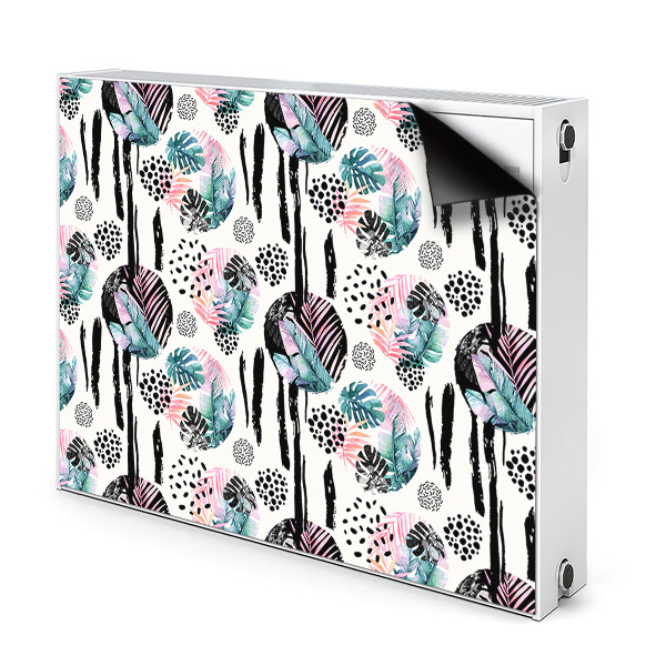 Capa magnética para radiador Selva abstrata