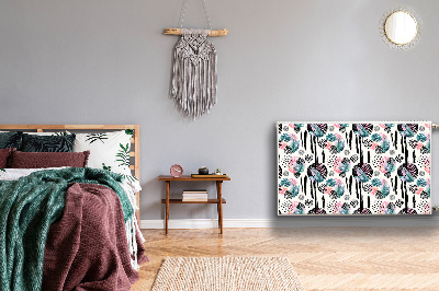 Capa magnética para radiador Selva abstrata